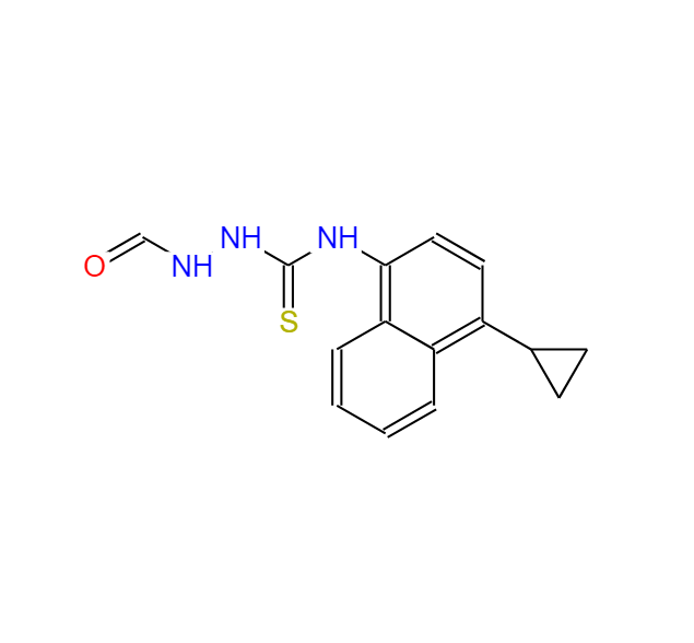 N-(4-环丙基-1-萘基)-2-甲酰基肼基硫代甲酰胺,N-(4-Cyclopropyl-1-naphthalenyl)-2-formylhydrazinecarbothioamide