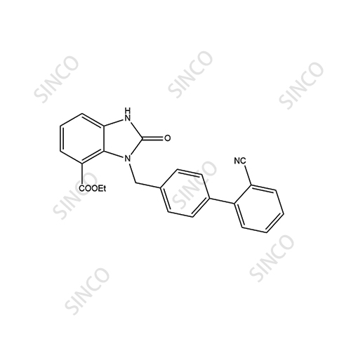 阿齊沙坦雜質(zhì)J,2-oxo-3-((2'-(5-oxo-4,5-dihydro-1,2,4-oxadiazol-3-yl) biphenyl-4-yl)Methyl)-2,3-dihydro-1H-benzo[d]iMidazole-4-carboxylic acid