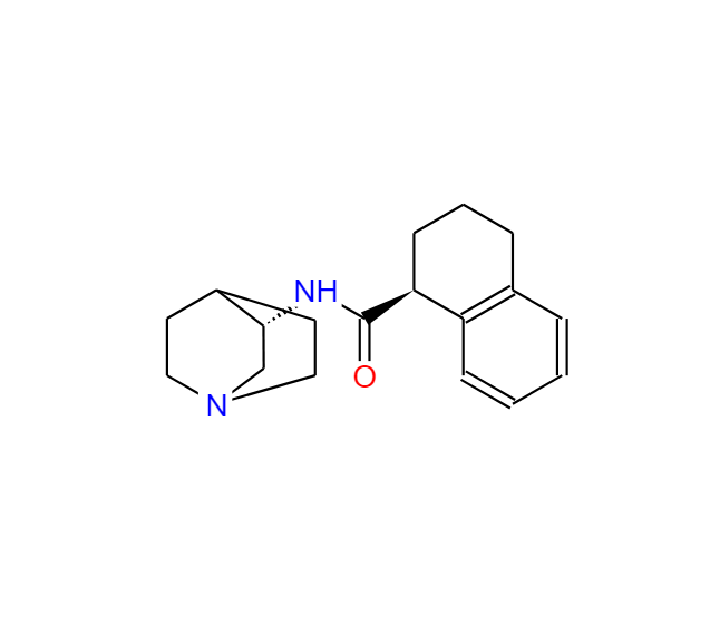 N-(1-氮杂双环[2.2.2]辛-3S-基)-1,2,3,4四氢萘-1S-甲酰胺,(1S)-N-(3S)-1-Azabicyclo[2.2.2]oct-3-yl-1,2,3,4-tetrahydro-1-naphthalenecarboxaMide