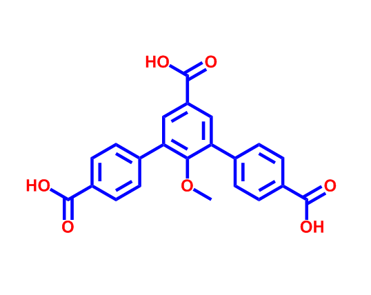 2'-甲氧基- [1,1':3',1'']-三联苯-4,4'',5'-三甲酸,[1,1':3',1''-Terphenyl]-4,4'',5'-tricarboxylic acid, 2'-methoxy-