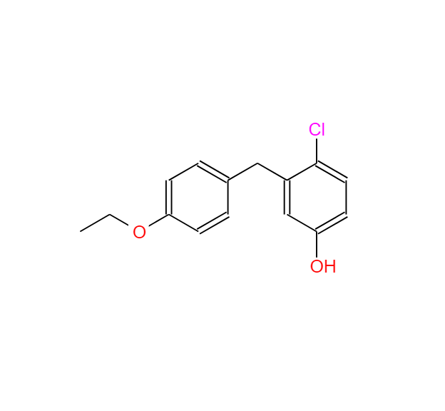 4-氯-3-(4-乙氧基苄基)苯酚,Phenol, 4-chloro-3-[(4-ethoxyphenyl)methyl]-