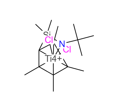 二氯[η(5):η(1)-N-二甲基(四甲基环戊二烯基)硅基(叔丁基)酰胺]钛,Dichloro[η(5):η(1)-N-dimethyl(tetramethylcyclopentadienyl)silyl(tert-butyl)amido]titanium