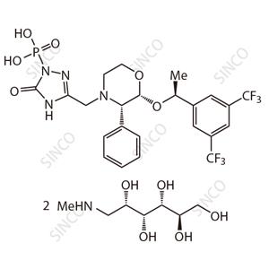 福沙匹坦二甲葡胺杂质D(福沙匹坦二甲葡胺去氟杂质),DefluoroFosaprepitantDimeglumine