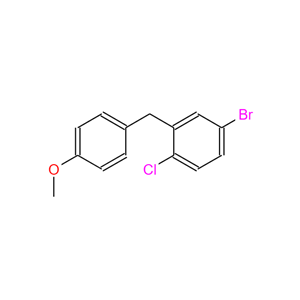 4-溴-1-氯-2-(4-甲氧基-苄基)-苯