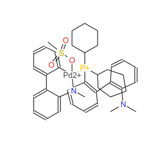 甲烷磺酸(2-二环己基膦基-N,N-二甲胺基-1,1'-联苯基)(2'-甲胺基-1,1'-联苯-2-基)钯(II)