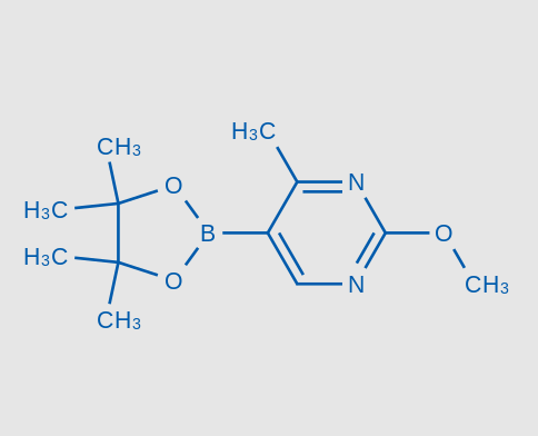 2-甲氧基-4-甲基-5-(4,4,5,5-四甲基-1,3,2-二氧硼雜環(huán)戊烷-2-基)嘧啶,2-Methoxy-4-methyl-5-(4,4,5,5-tetramethyl-1,3,2-dioxaborolan-2-yl)pyrimidine