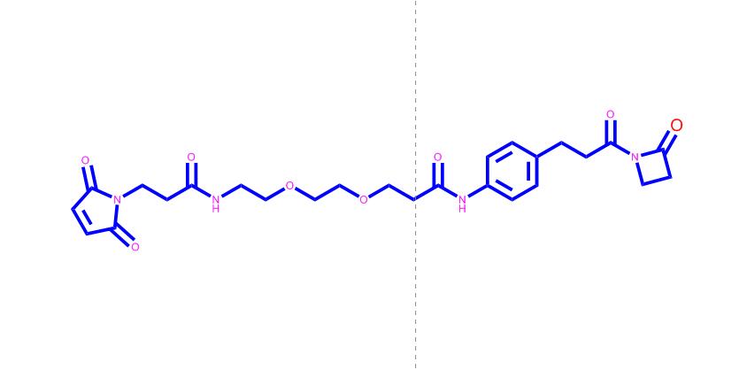3-(2,5-二氧代-2,5-二氢-1H-吡咯-1-基)-N-(2-(2-(3-氧代-3-((4-(3-氧代-3-(2-氧代氮杂环丁烷-1-基)丙基)苯基)氨基)丙氧基)乙氧基)乙基)丙酰胺,3-(2,5-Dioxo-2,5-dihydro-1H-pyrrol-1-yl)-N-(2-(2-(3-oxo-3-((4-(3-oxo-3-(2-oxoazetidin-1-yl)propyl)phenyl)amino)propoxy)ethoxy)ethyl)propanamide