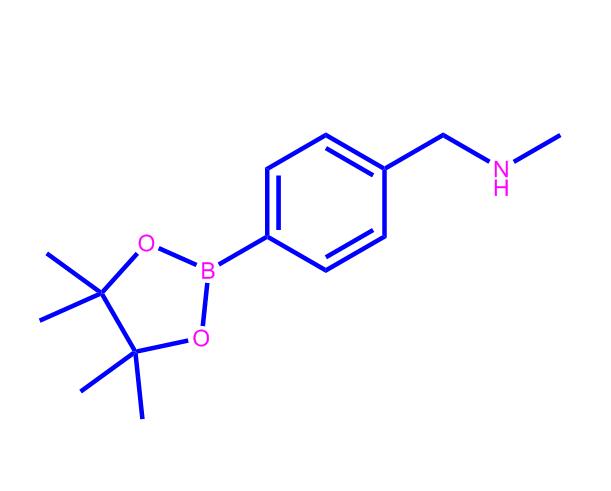 N-甲基-1-(4-(4,4,5,5-四甲基-1,3,2-二氧硼杂环戊烷-2-基)苯基)甲胺,N-Methyl-1-(4-(4,4,5,5-tetramethyl-1,3,2-dioxaborolan-2-yl)phenyl)methanamine