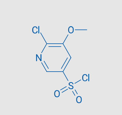 6-氯-5-甲氧基吡啶-3-磺酰氯,6-Chloro-5-methoxypyridine-3-sulfonyl chloride