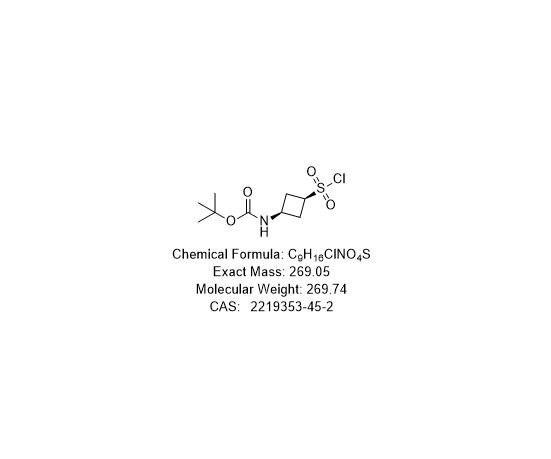 tert-butyl N-[(1s,3s)-3-(chlorosulfonyl)cyclobutyl]carbamate,tert-butyl N-[(1s,3s)-3-(chlorosulfonyl)cyclobutyl]carbamate