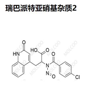 瑞巴派特亚硝基杂质2   C19H14ClN3O5 