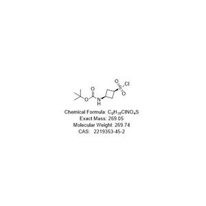 	tert-butyl N-[(1s,3s)-3-(chlorosulfonyl)cyclobutyl]carbamate