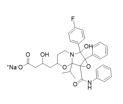 阿托伐他汀钙杂质84,sodium 4-(7-(4-fluorophenyl)-7-hydroxy-1b-isopropyl-7a-phenyl-1a-(phenylcarbamoyl)hexahydro-3H-oxireno[2',3':3,4]pyrrolo[2,1-b][1,3]oxazin-3-yl)-3-hydroxybutanoate
