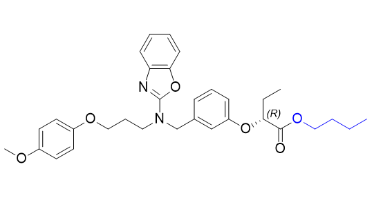 佩玛贝特杂质07,butyl (R)-2-(3-((benzo[d]oxazol-2-yl(3-(4-methoxyphenoxy)propyl)amino)methyl)phenoxy)butanoate