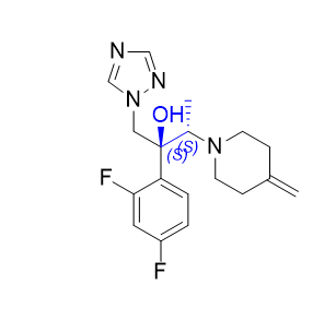 艾氟康唑雜質(zhì)01,(2S,3S)-2-(2,4-difluorophenyl)-3-(4-methylenepiperidin-1-yl)-1-(1H-1,2,4-triazol-1-yl)butan-2-ol