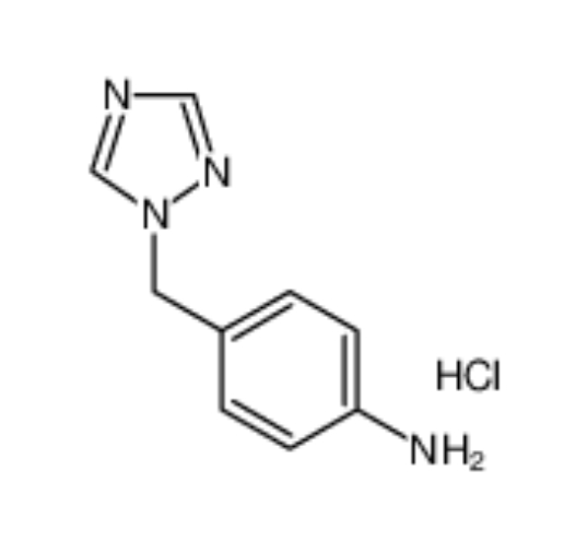 4-[1H-1,2,4-三氮唑-1-基甲基]苯胺盐酸盐,4-(1,2,4-triazol-1-ylmethyl)aniline,hydrochloride