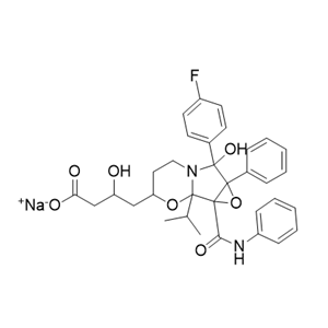 阿托伐他汀钙杂质84,sodium 4-(7-(4-fluorophenyl)-7-hydroxy-1b-isopropyl-7a-phenyl-1a-(phenylcarbamoyl)hexahydro-3H-oxireno[2