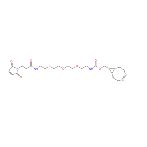 (1R,8S,9R)-二環(huán)[6.1.0]壬-三聚乙二醇-酰胺-馬來(lái)酰亞胺 2141976-33-0