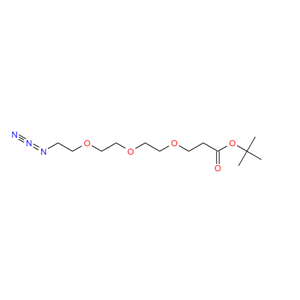 3-[2-[2-(2-叠氮基乙氧基)乙氧基]乙氧基]丙酸叔丁酯,N3-PEG3-tBu