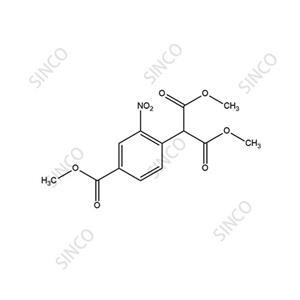 尼达尼布杂质22,1,3-DiMethyl 2-[4-(Methoxycarbonyl)-2-nitrophenyl]propanedioate