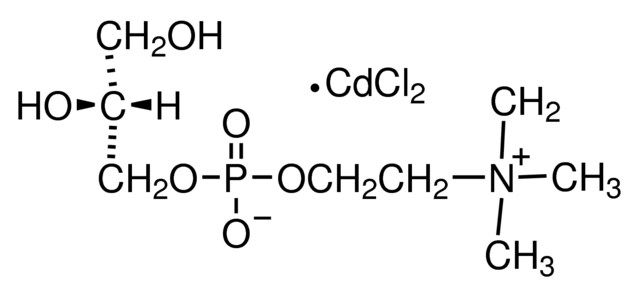 <I>sn</I>-甘油-3-磷酸胆碱 1:1 氯化镉复合物