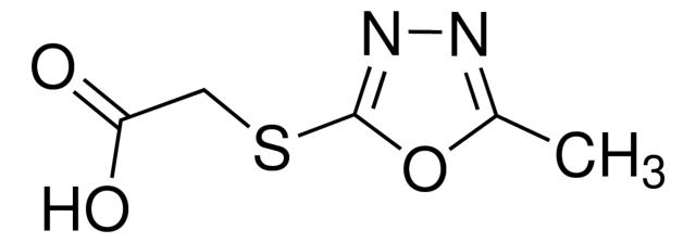 [(5-Methyl-1,3,4-oxadiazol-2-yl)thio]acetic acid