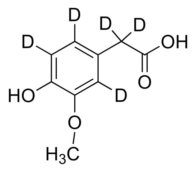 高香草酸-D<SUB>5</SUB>-标准液 CRM 溶液