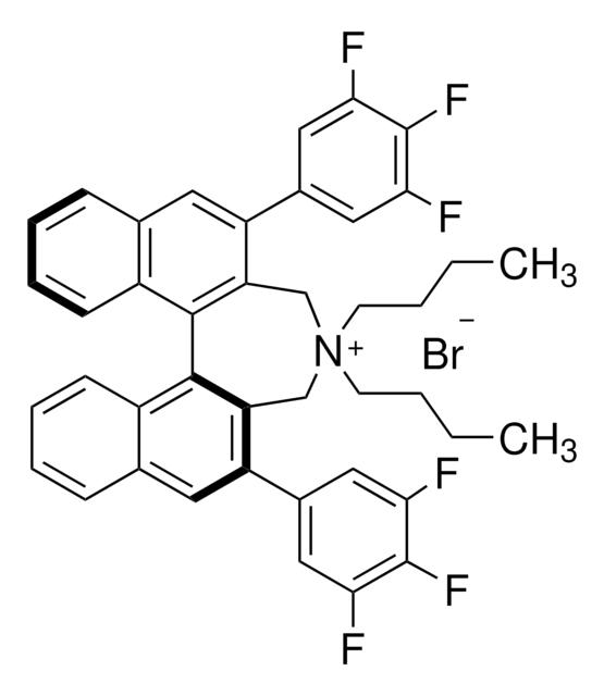 (11b<I>S</I>)-(+)-4,4-二丁基-4,5-二氢-2,6-双(3,4,5-三氟苯基)-3<I>H</I>-二萘[2,1-<I>c</I>:1′,2′-<I>e</I>]氮杂卓溴化物