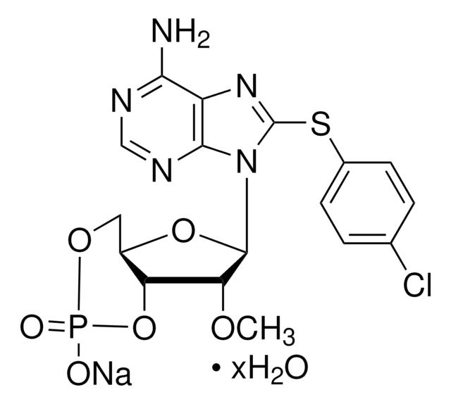 8-（4-氯苯硫基）-2′-O-甲基腺苷- 3′,5′-环一磷酸 单钠 水合物