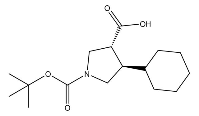 (3R,4R)-1-(tert-Butoxycarbonyl)-4-cyclohexyl-3-pyrrolidinecarboxylic acid