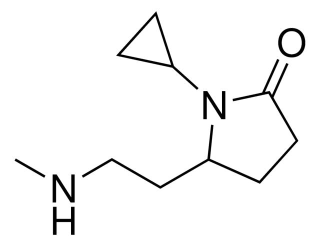 1-Cyclopropyl-5-[2-(methylamino)ethyl]-2-pyrrolidinone