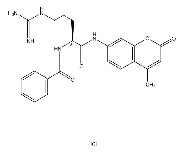 <I>N</I><SUB>α</SUB>-Benzoyl-<SC>L</SC>-arginine-7-amido-4-methylcoumarin hydrochloride