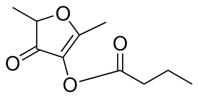 2,5-Dimethyl-3-oxo-(2<I>H</I>)-fur-4-yl butyrate