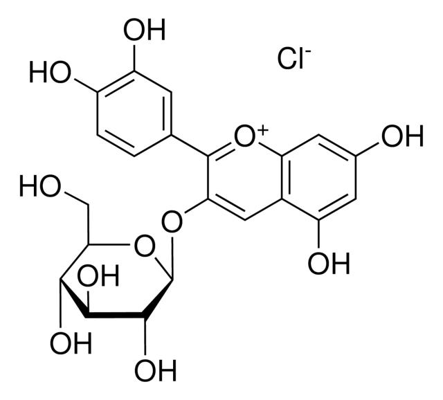 矢車菊素 3-<I> O </I>-葡萄糖苷氯化物