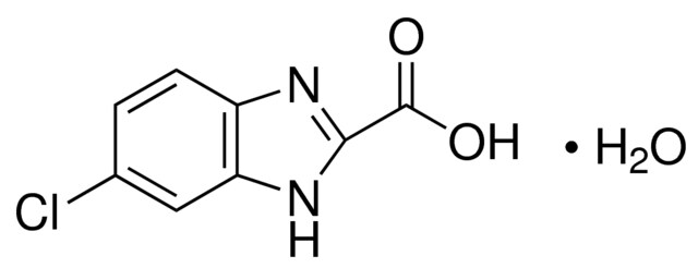 6-Chloro-1<I>H</I>-benzimidazole-2-carboxylic acid monohydrate