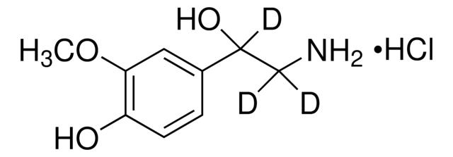 (±)-甲氧基去甲肾上腺素-D<SUB>3盐酸盐标准液</SUB> 盐酸盐 溶液