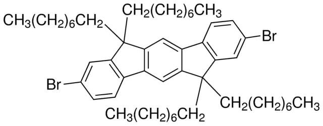 2,8-二溴-6,12-二氫-6,6,12,12-四辛基-茚并[1,2-<I>b</I>]芴