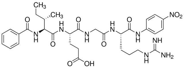 N<SUB>α</SUB>-Benzoyl-<SC>L</SC>-isoleucyl-<SC>L</SC>-glutamyl-glycyl-<SC>L</SC>-arginine-4-nitroanilide