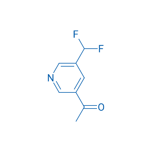 1-(5-(二氟甲基)吡啶-3-基)乙酮,1-(5-(Difluoromethyl)pyridin-3-yl)ethanone