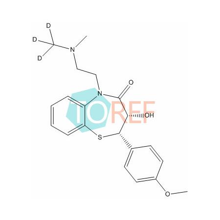 去乙酰基地尔硫卓-D3（地尔硫卓杂质14）,Desacetyl Diltazem-D3