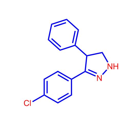 3-(4-氯苯基)-4- 苯基-4,5-二氢-1H-吡唑,3-(4-Chlorophenyl)-4-phenyl-4,5-dihydro-1H-pyrazole
