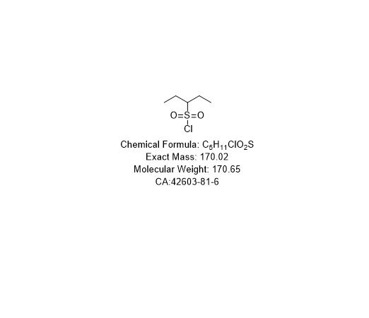 戊烷-3-磺酰氯,CVTFMAWCVJKVHP-UHFFFAOYSA-N