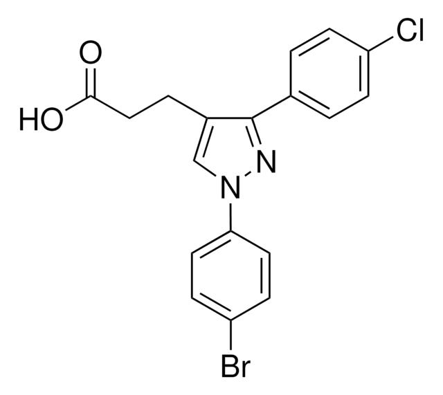 1-(4-溴苯基)-3-(4-氯苯基)吡唑-4-丙酸,870704-03-3