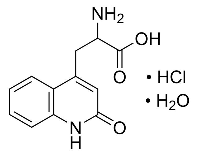 3-(2-氧代-1,2-二氢-4-喹啉基)丙氨酸 盐酸盐 一水合物,5162-90-3
