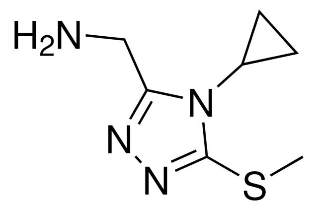 [4-Cyclopropyl-5-(methylsulfanyl)-4H-1,2,4-triazol-3-yl]methanamine,1340130-07-5