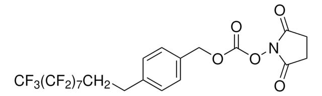 <I>N</I>-[4-(3,3,4,4,5,5,6,6,7,7,8,8,9,9,10,10,10-十七氟癸基)苄氧基羰基氧]琥珀酰亚胺,556050-49-8