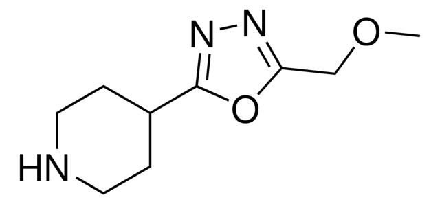 4-[5-(Methoxymethyl)-1,3,4-oxadiazol-2-yl]piperidine,1211528-77-6