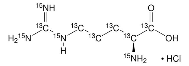 <SC>L</SC>-精氨酸-<SUP>13</SUP>C<SUB>6</SUB>,<SUP>15</SUP>N<SUB>4 </SUB> 盐酸盐,202468-25-5