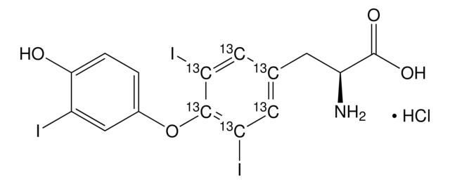 3,3′,5-三碘甲腺原氨酸-(<I>酪氨酸苯基</I>-<SUP>13</SUP>C<SUB>6</SUB>) 盐酸盐,1217473-60-3