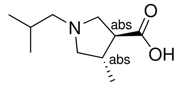 (3S,4S)-1-Isobutyl-4-methyl-3-pyrrolidinecarboxylic acid,1690093-49-2